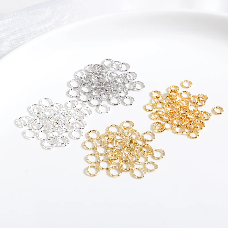 串珠材料高保色闭口圈连接圈开口圈手链扣收尾连接