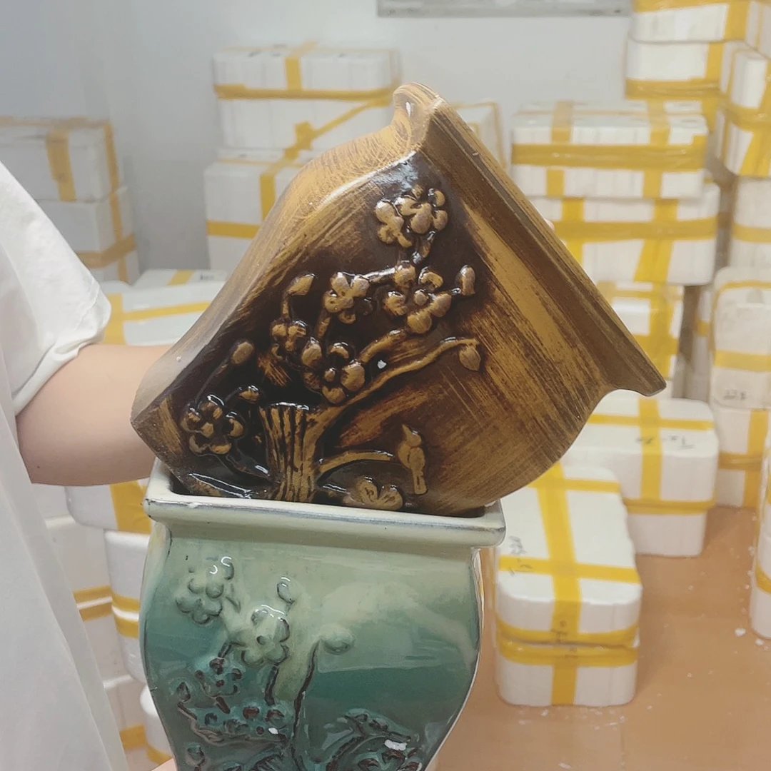 红陶20CM（含）-50CM（不含）口14高17