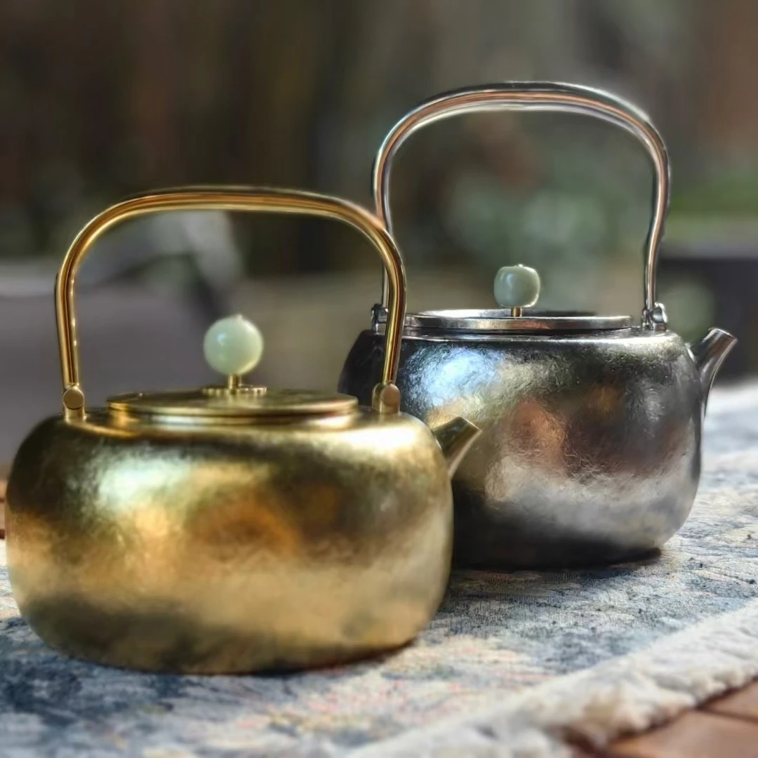 博友制钛 纯钛壶 烧水壶  煮茶器 泡茶壶 煮茶泡茶高端抑菌养生壶
