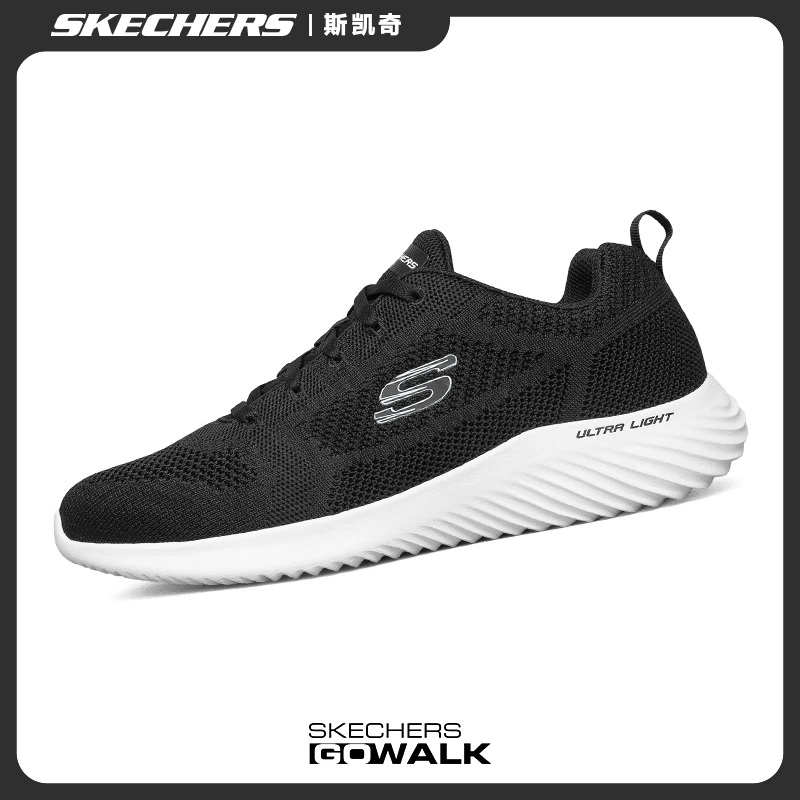 SKECHERS斯凯奇男鞋春夏时尚休闲运动鞋舒适网面透气跑步鞋232068