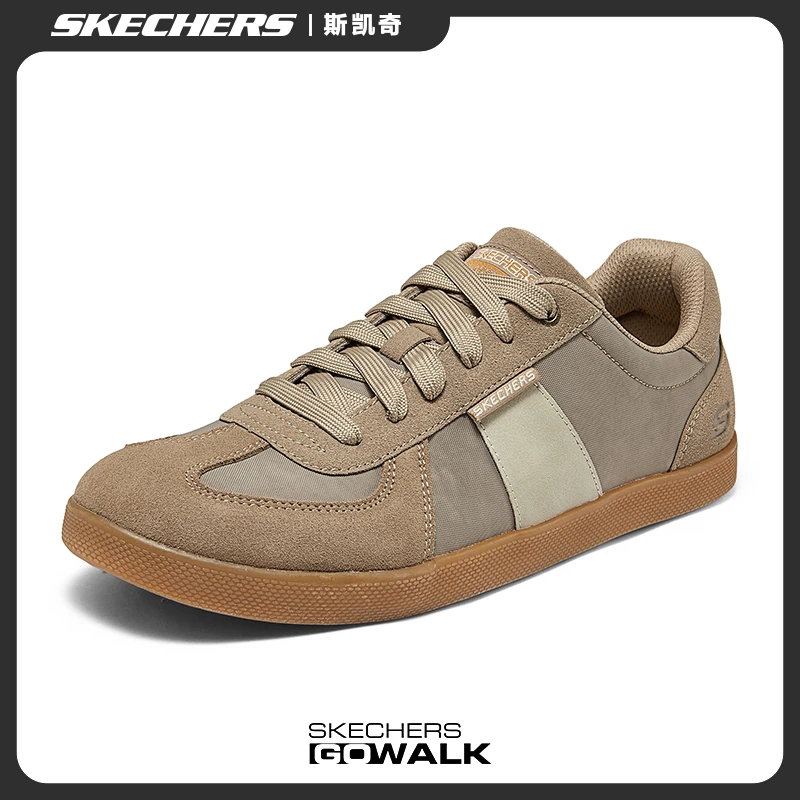 【德训鞋】斯凯奇秋季新款男士慵懒风休闲鞋舒适潮流百搭板鞋210960