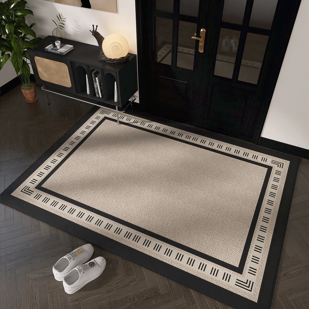 入户门地垫轻奢简约进门地毯防滑耐脏玄关脚垫可擦免洗地垫门垫