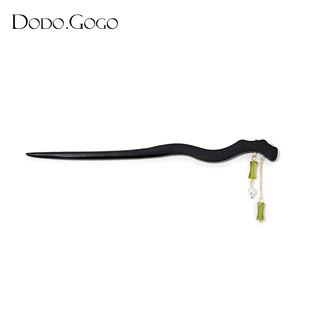 DODOGOGO【浮光竹影】新中式竹节流苏简约簪子
