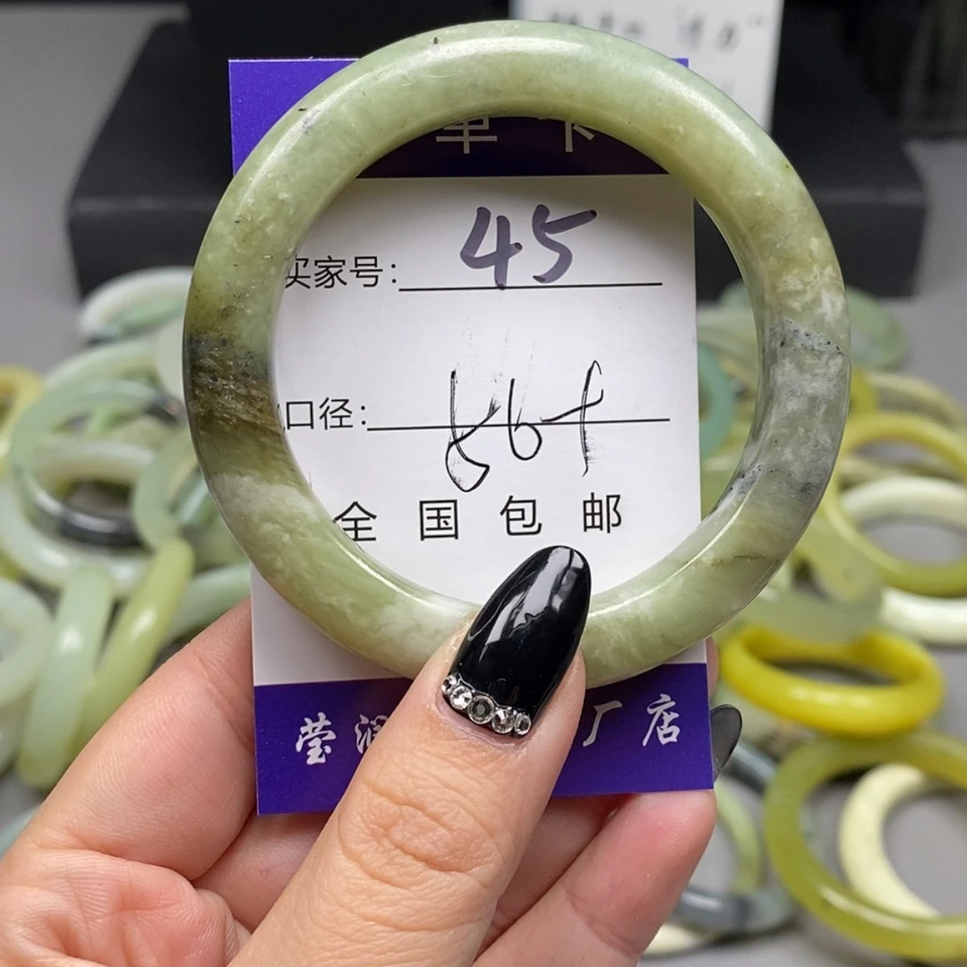 【闪购商品】蛇纹石玉手镯未镶嵌
