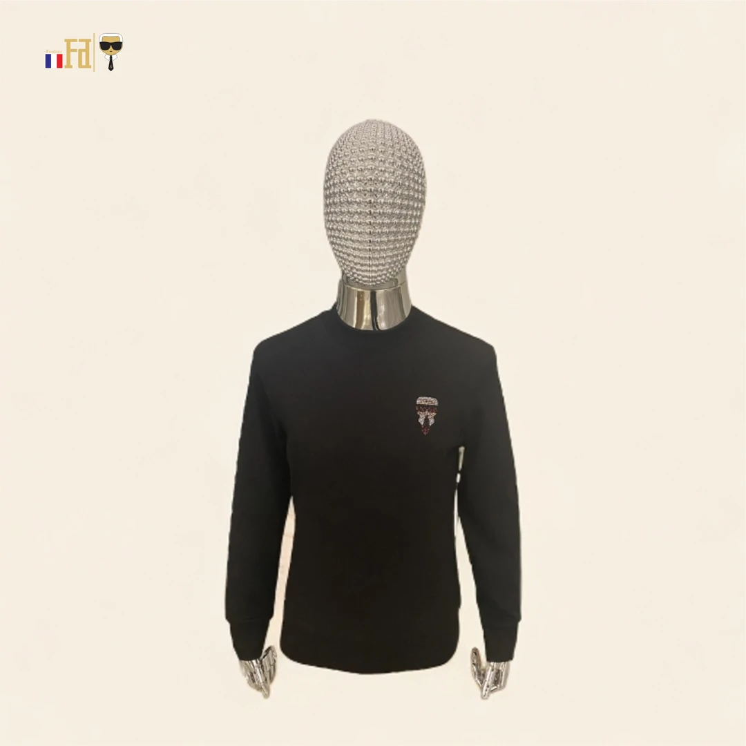 FEIDIMR秋冬长袖打底衫黑白色男士圆领百搭-265185