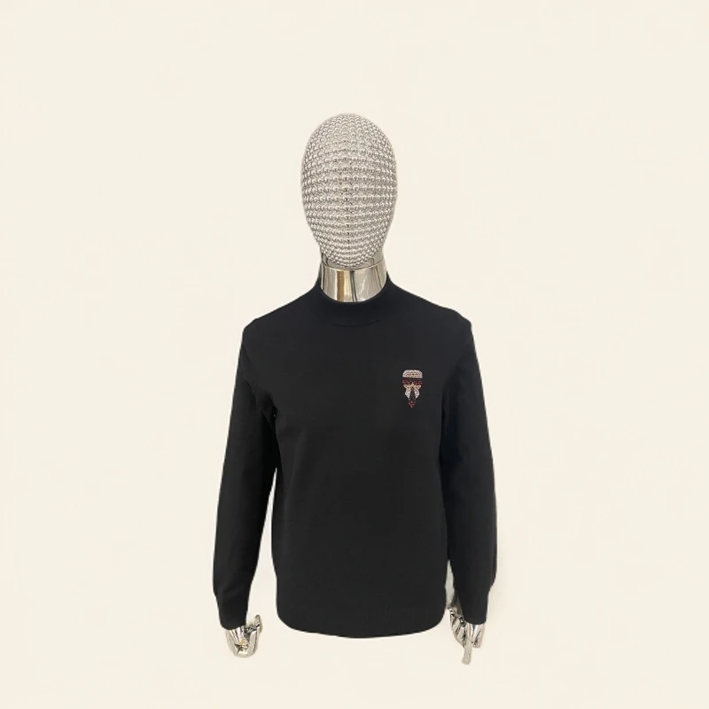 FEIDIMR秋冬长袖打底衫黑色男士圆领百搭-265173