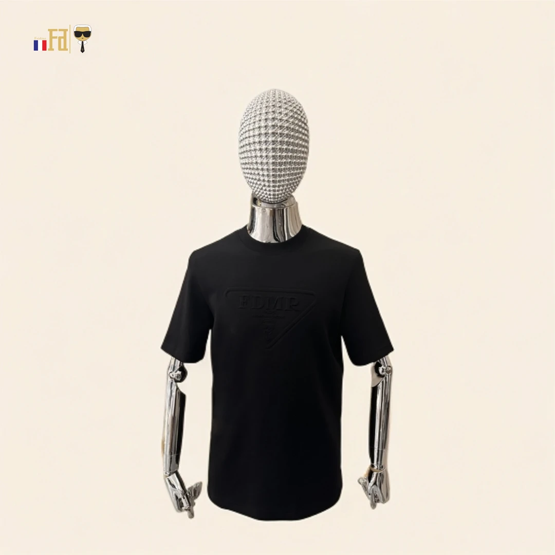 FEIDIMR秋冬短袖打底衫黑白色男士圆领百搭--265030