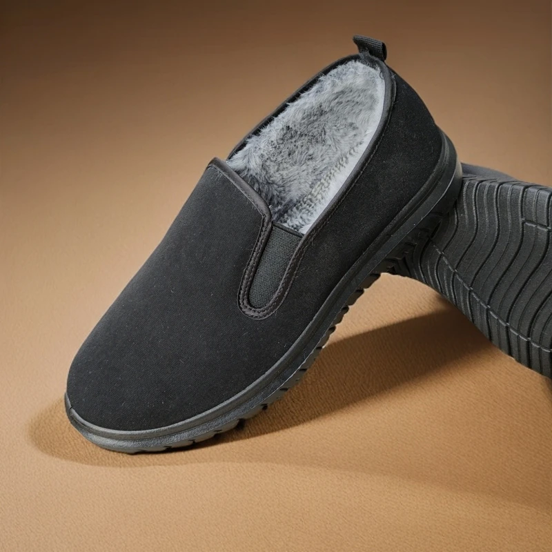 老北京加厚底柔软轻便加绒棉鞋爸爸鞋保暖鞋