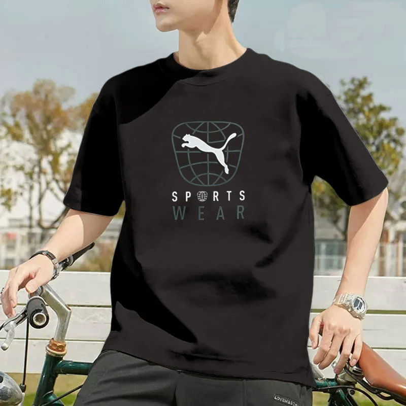 PUMA彪马T恤男装2025夏季新款运动上衣印花休闲短袖半袖 682070