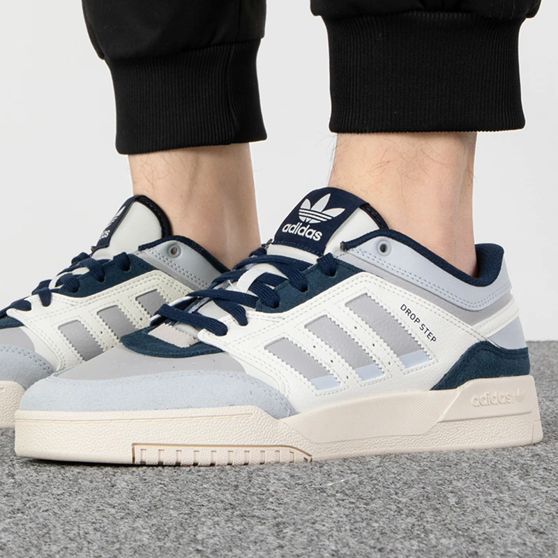 adidas阿迪达斯三叶草DROP STEP LOW男女鞋经典运动板鞋HQ7119