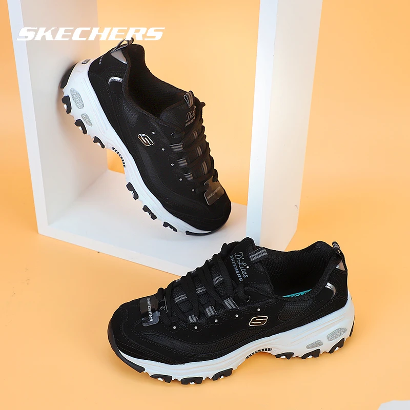 【老爹鞋】斯凯奇缓震熊猫鞋女鞋新款秋冬经典厚底增高运动鞋休闲鞋