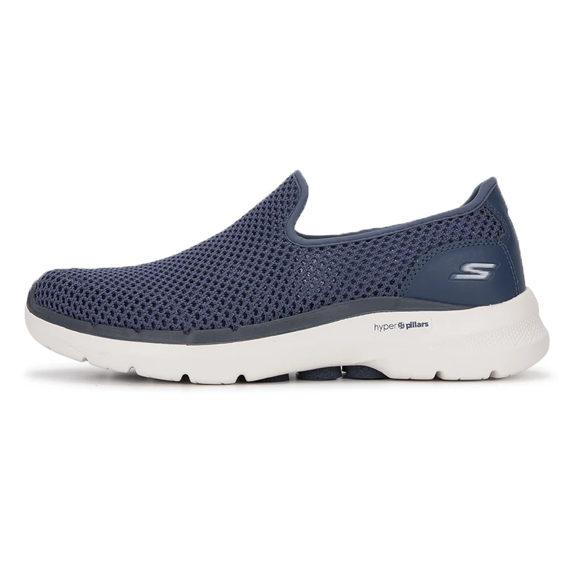 Skechers斯凯奇健步鞋男鞋春季新款低帮透气轻便一脚穿运动休闲鞋