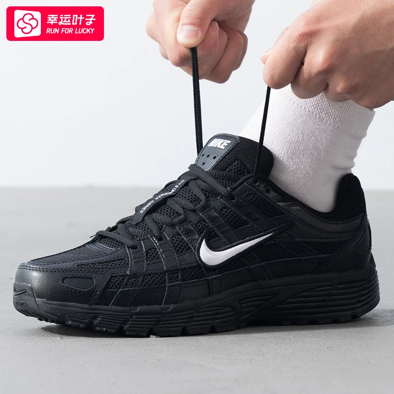 耐克男鞋2025春季新款运动鞋低帮轻便透气时尚P-6000休闲鞋HF1052