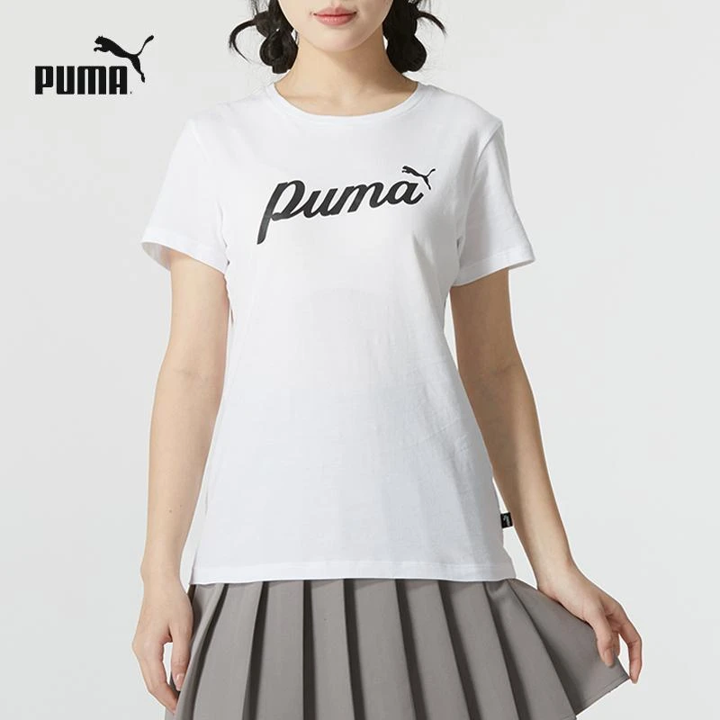 【达人专属】彪马短袖女2024新款半袖T恤健身训练圆领运动服 682127