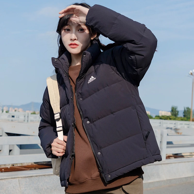 ADIDAS阿迪达斯羽绒服女装新款立领保暖外套运动服HG8696