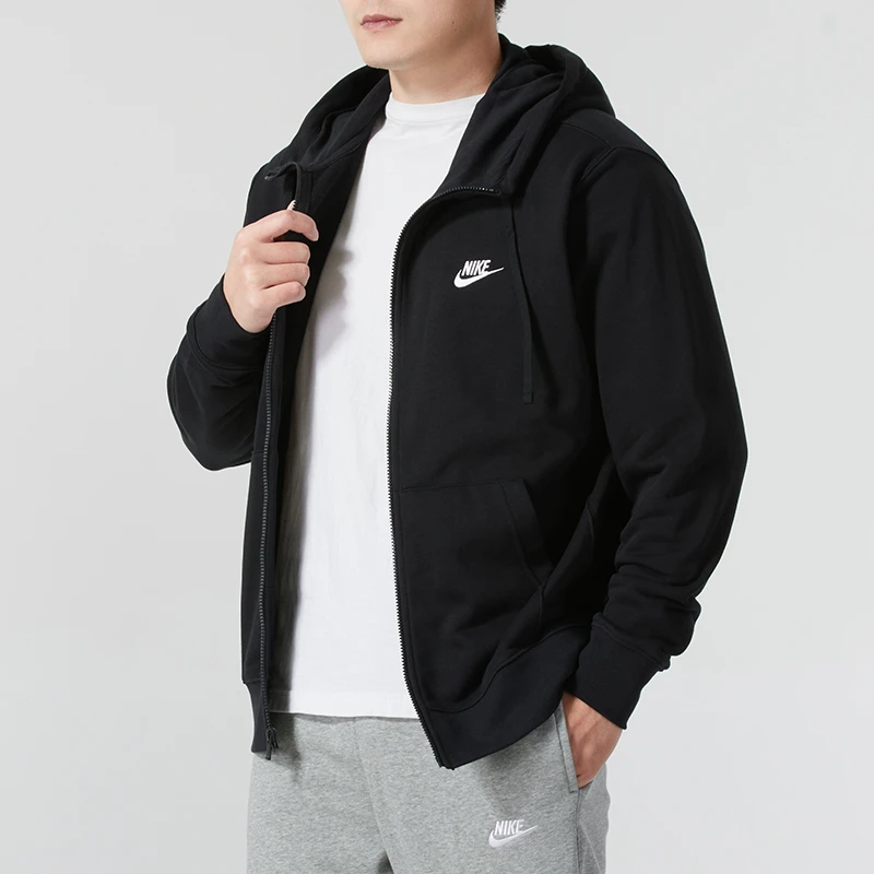 Nike耐克秋季新款男装连帽运动服休闲开衫针织夹克BV2649-010