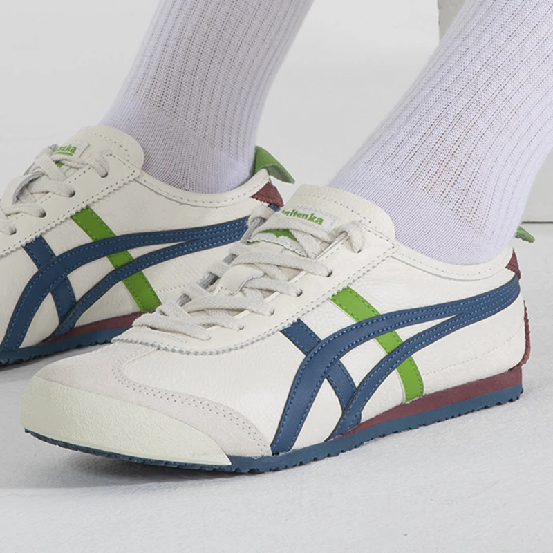 鬼塚虎男鞋女鞋2024新款休闲鞋MEXICO 66 VIN低帮运动鞋 1183A201