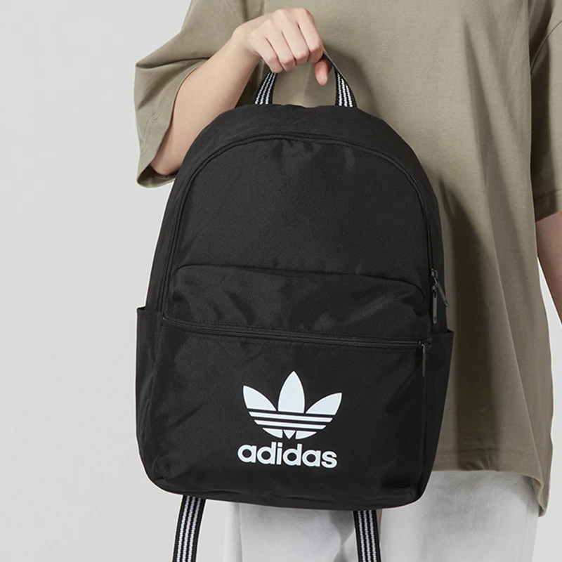 阿迪达斯三叶草双肩包男女包开学季旅游休闲背包学生书包IJ0761