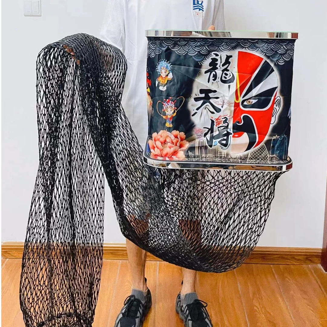 神聚龙天将战队定制黑坑鱼护千斤护加厚涂胶速干防挂防臭黑坑渔护