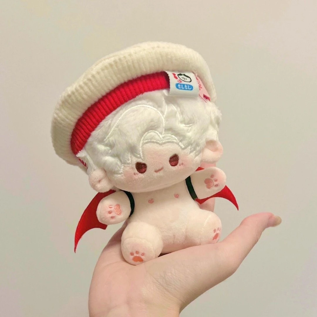 恋与深空可爱棉花娃娃秦彻坐姿裸娃10cm坐姿款毛绒玩具饰品送人