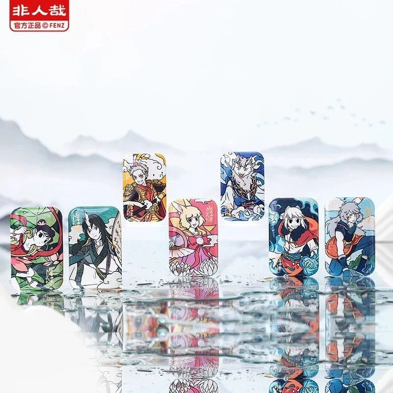 【非人哉】短款山海天泽Vol.2小款 马口铁徽章43*70mm