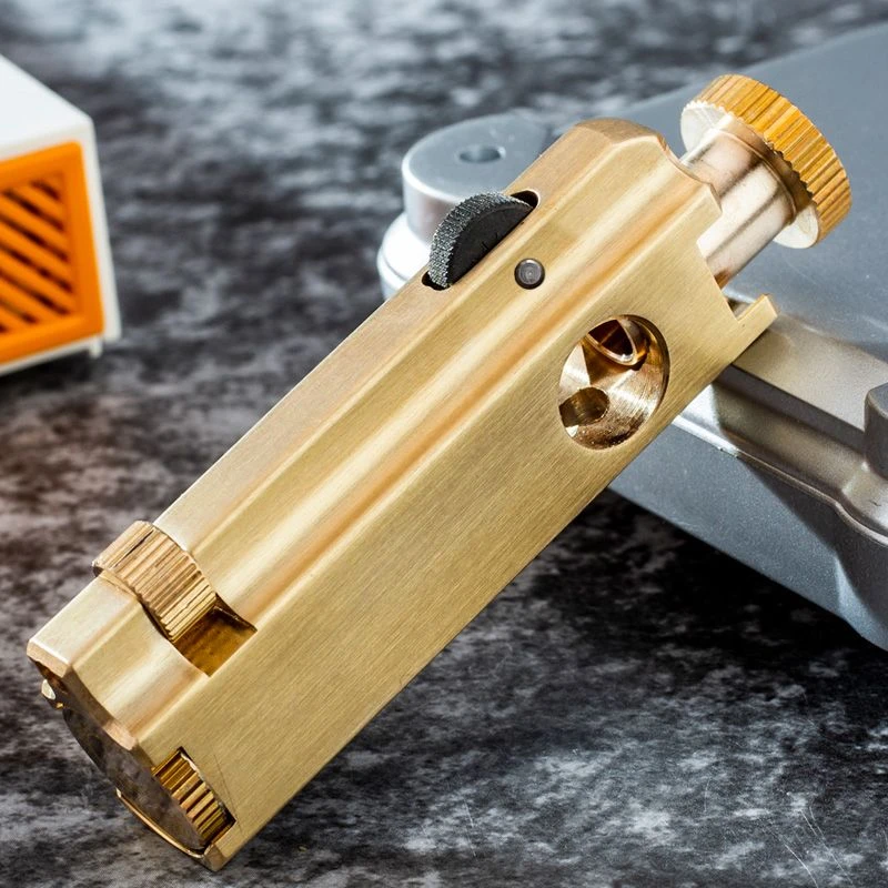 Chief首领黄铜煤油打火机复古老式手工