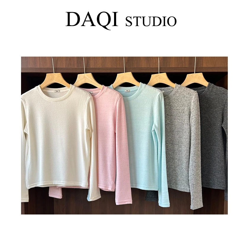 no退no换【鸡蛋纯色打底】雅丹秋冬新款净版打底衫时尚百搭G391-668