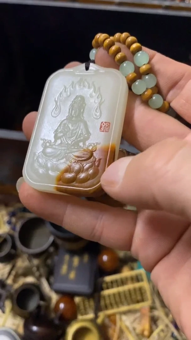 【闪购商品】和田玉吊坠(赠链)未镶嵌闪购商品高端链接