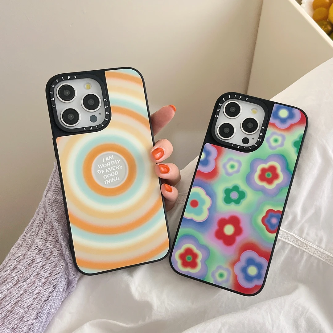 CASE一切美好事物iPhone15Pro手机壳14Pro镜面13花朵12欧美11防摔