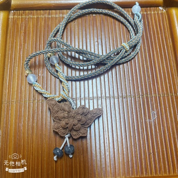 蝴蝶合香牌 古法合香 天然手工制作 随身佩戴 随身熏香 传统手作