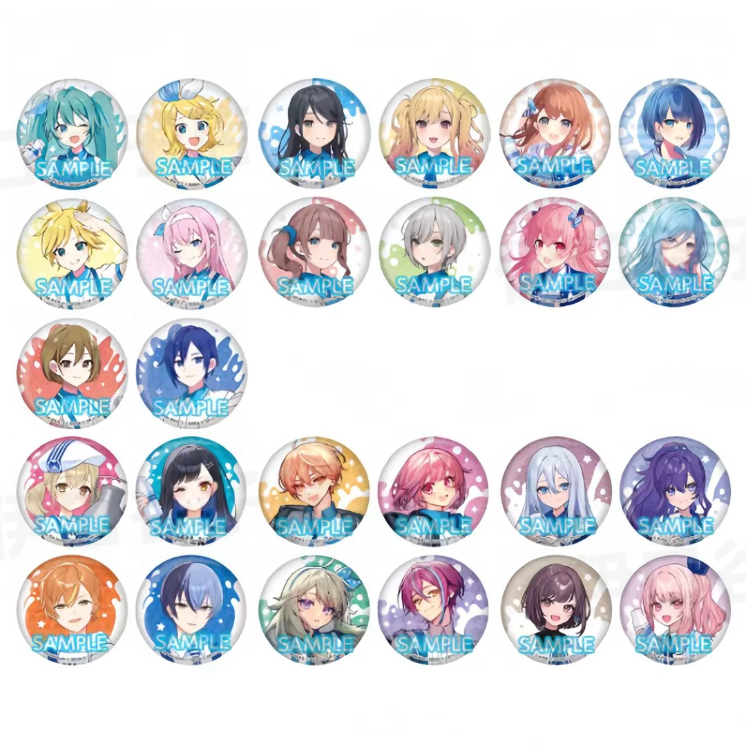 世界计划 pjsk 罗森联动细闪吧唧徽章ABC盒烤（直播间盲盒代拆）