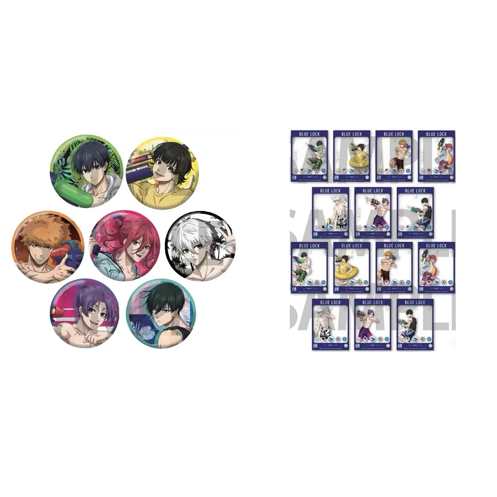 蓝色监狱 蓝锁水枪玩水枪吧唧徽章透卡（盲盒代拆）