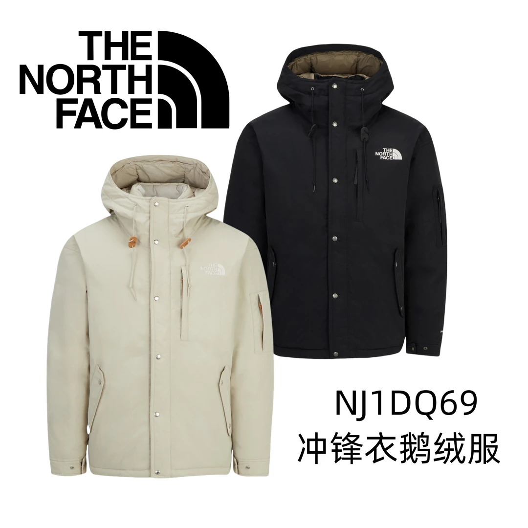 THE NORTH FACE/北面DRYVENT防风防水鹅绒羽绒服外套男女NJ1DQ69