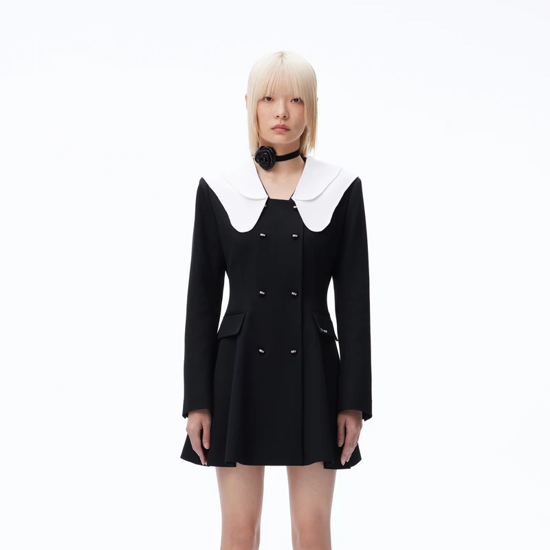 REVAN芮范设计师款高级感西装连衣裙外套RN71101107