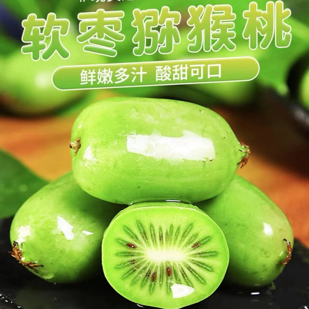 [放软后再吃]新鲜软枣猕猴桃（奇异莓）龙成2号1斤/2斤/3斤顺丰包邮