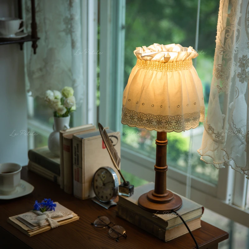 悦澜居台灯白蜡木氛围中古灯新中式国风古风客厅创意