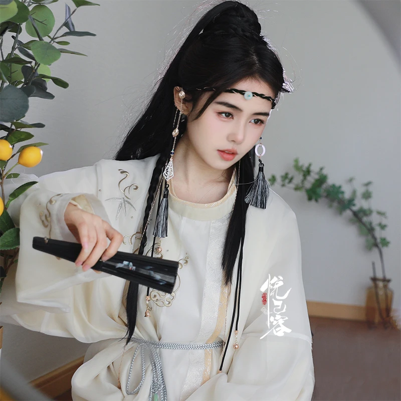 悦己容[碟忘机]古风发饰复古发绳百搭头绳汉服配饰古典头饰