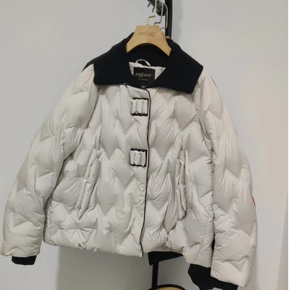 吉米赛欧【裕裕专属】《翻领羽绒服》9L2452107-A 高质量户外时尚百搭