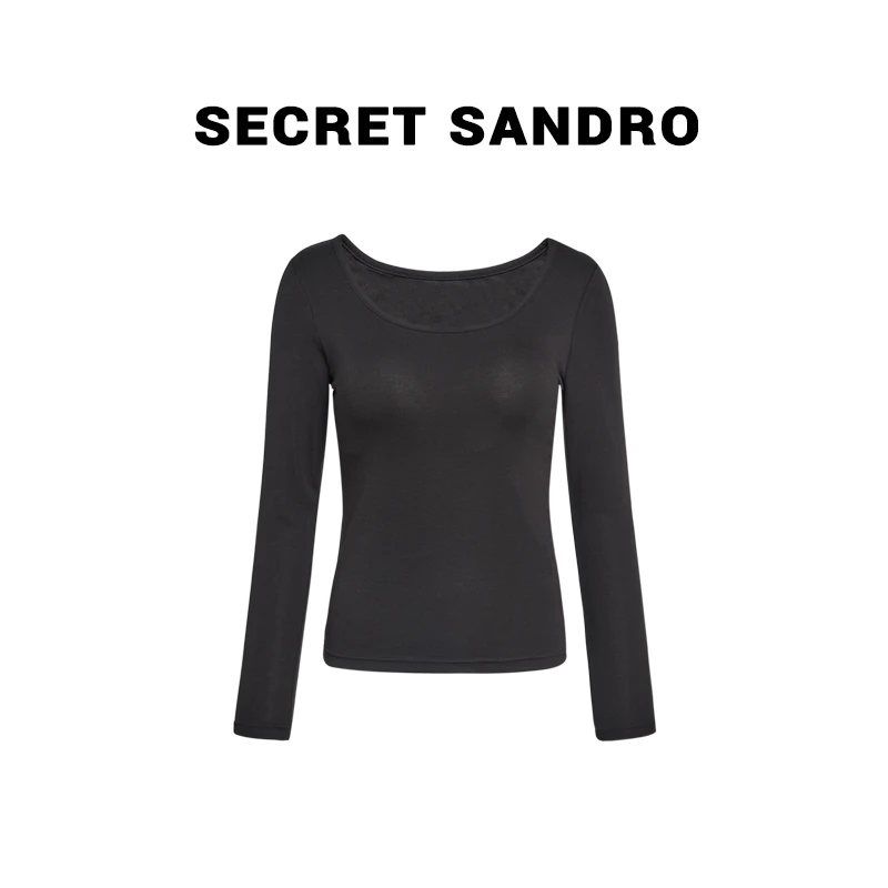 【蛋白上衣】Secret Sandro鸥纪儿 T恤 T63213882R