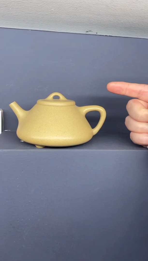 【闪购商品】紫砂茶壶本绿子冶石瓢【1】