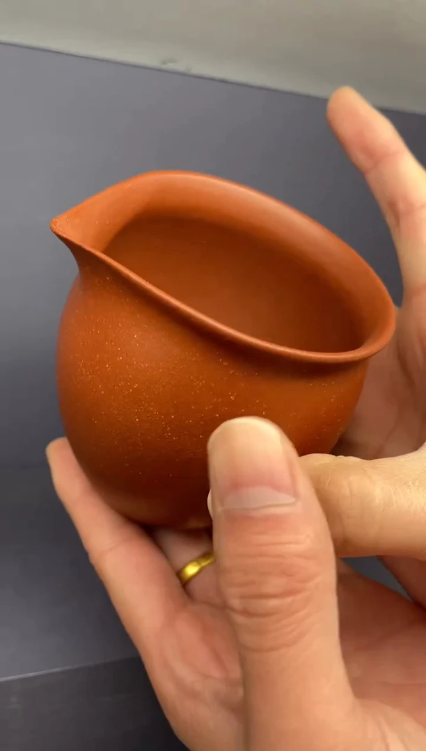 【闪购商品】紫砂茶壶红降坡公道杯