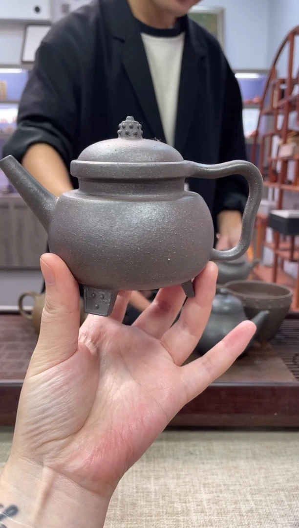 【闪购商品】紫砂茶壶三拼岩中泥乾坤