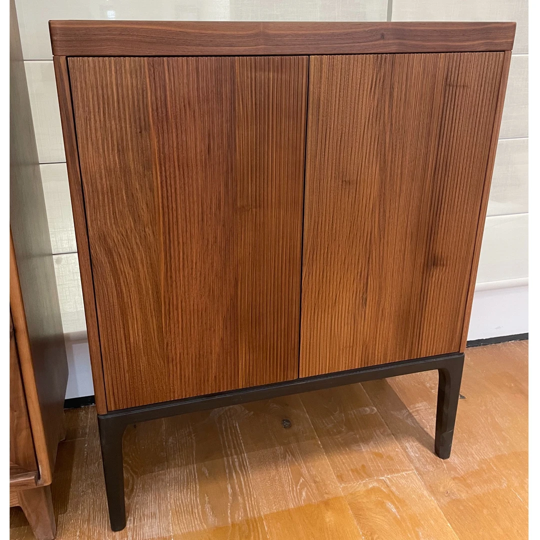 北美黑胡桃木风琴边柜餐边柜