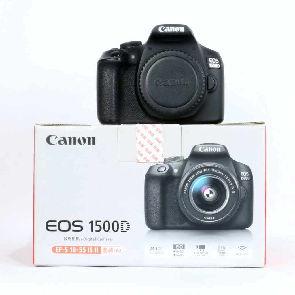 99新 Canon/佳能 1500D 单反机身+18-55F3.5人像风景镜头套机