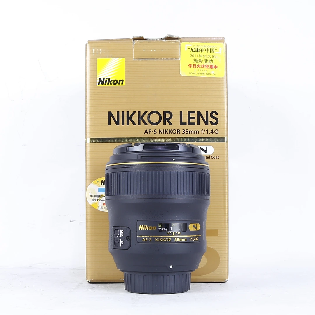准新品 Nikon/尼康 AF 35 F1.4 G 风景人像广角人文镜头色彩好