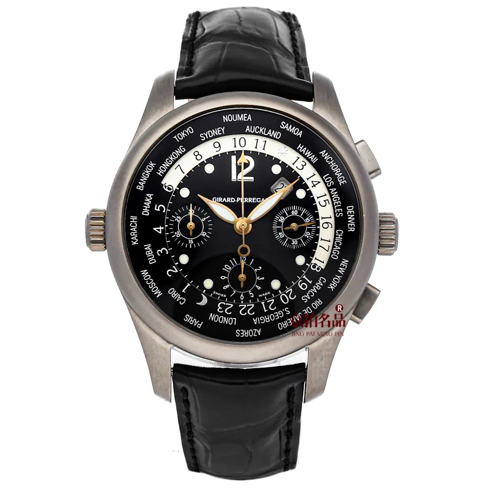 95新 Girard- Perregaux/芝柏表 男表/单表/表径43/自动机械/精钢