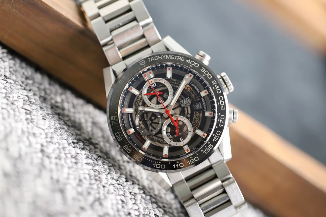 95新 TAG Heuer/泰格豪雅 卡莱拉/单表/表径43mm/自动机械/5988