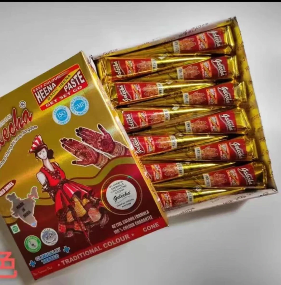 【新疆包邮】pakistan henisi 樱桃红海娜纹身膏一个