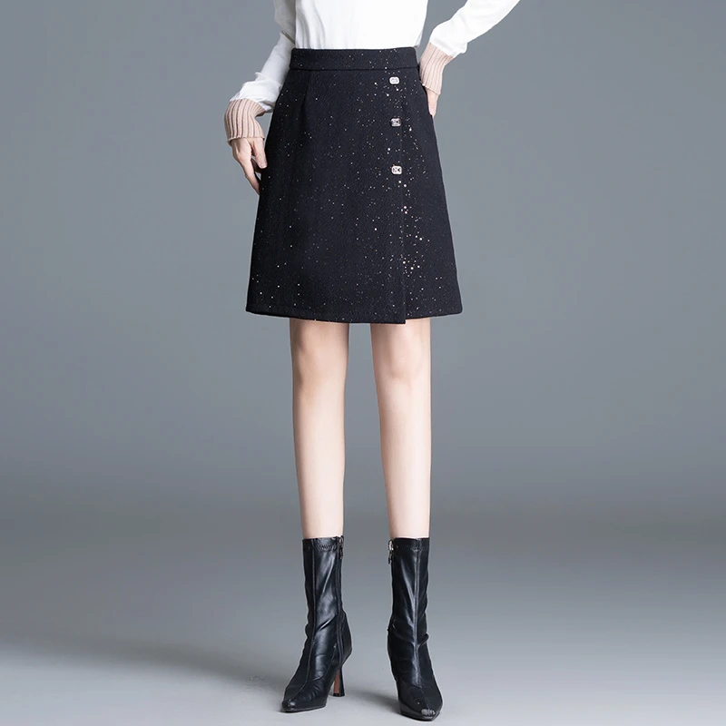 秋冬时尚半身裙90953