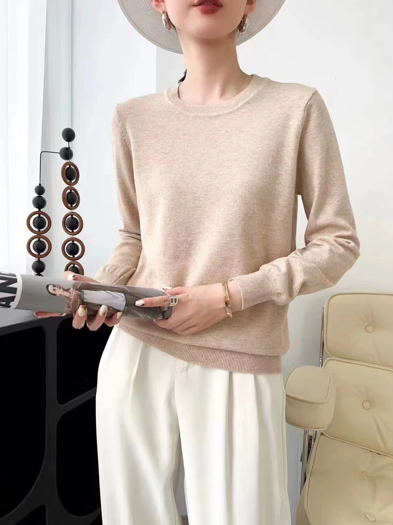 长袖毛衣针织百搭套头